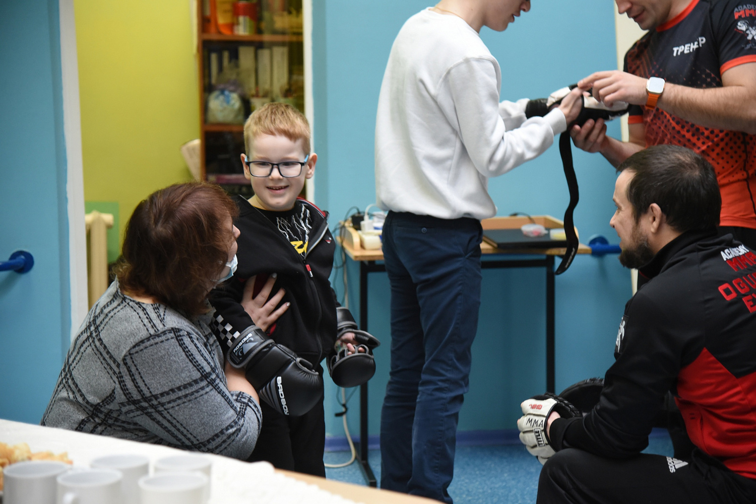 Посетили наших друзей из Республиканского реабилитационного центра для детей инвалидов